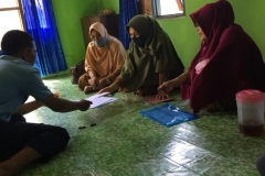 Pembinaan dan penilaian Poklahsar Anak Nelayan Mandiri, Kel. Setokok Kec. Bulang.