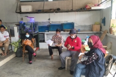 Monitoring Pokdakan Xena Mandiri Sukses, Pembudidaya ikan hias air laut di Kec. Bengkong.