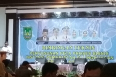 Mengikuti Bimtek Penyusunan Peta Proses Bisnis Instansi Pemerintah di Lingkungan Pemko Batam.