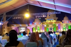 Menghadiri pelaksanaan STQ VIII Kota Batam di Dataran Engku Putri, Batam Centre.