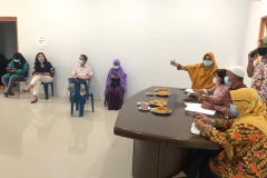 Rapat bersama kelompok binaan Dinas Perikanan terkait rencana keikutsertaan dalam Bazar Wonderfood Ramadhan 2021.