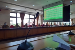 Mengikuti rapat persiapan pelaksanaan Pasar Tim Pengendali Inflasi Daerah (TPID) jelang bulan Ramadhan.
